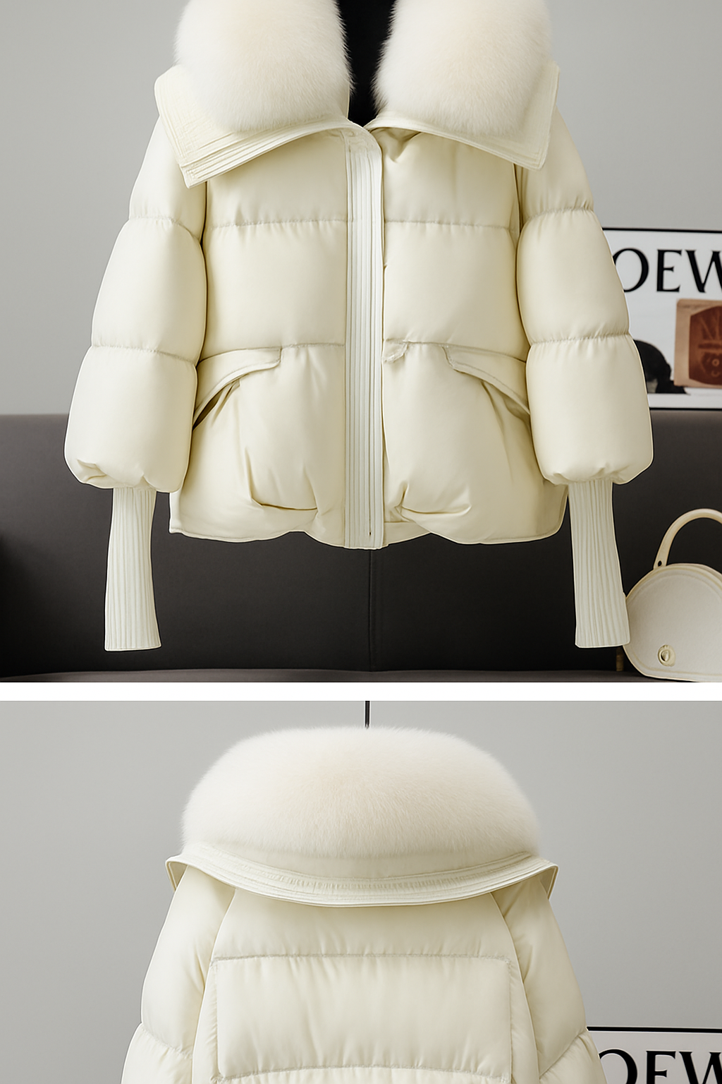 Short Lapel Winter Cotton Jacket