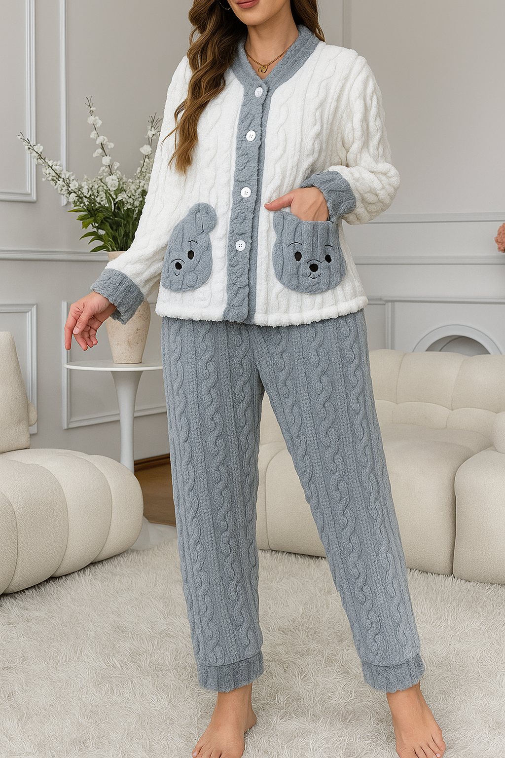 Long Sleeve Robe Set