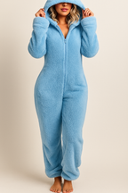 Hooded Pajama Jumpsuit