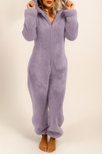 Hooded Pajama Jumpsuit