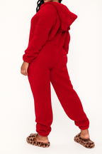 Hooded Pajama Jumpsuit