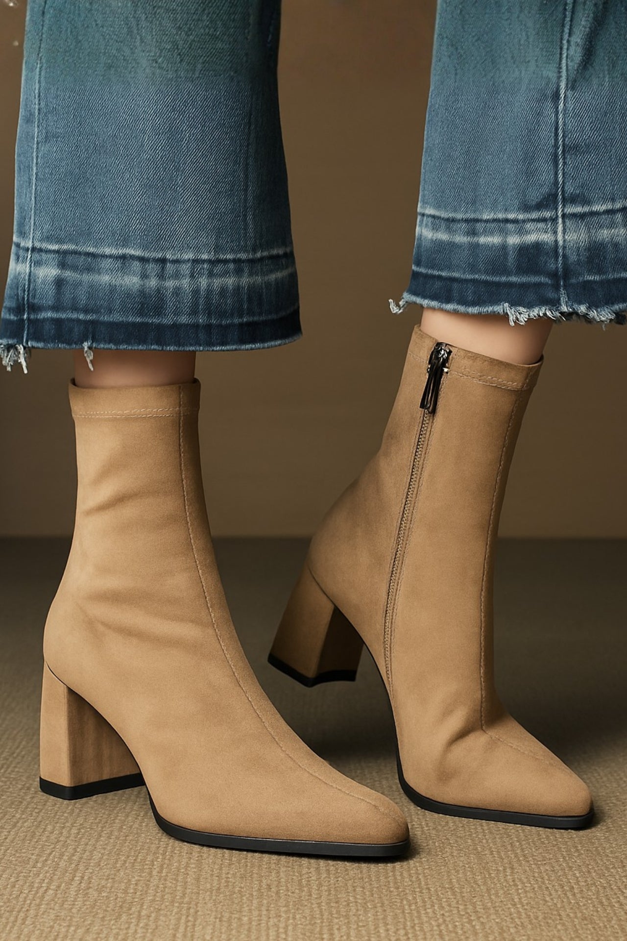 Alora Genuine Suede Boots